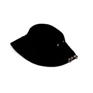 Unisex Black Trendy Bucket Hat